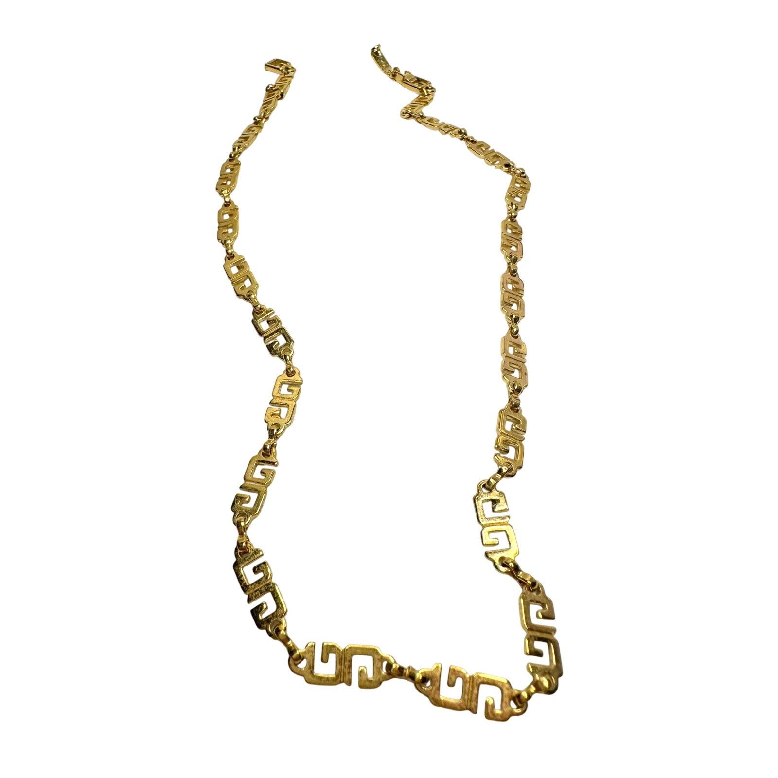 Givenchy Givenchy Gold-Plate GG Necklace - 15" - Vintage Size ONE SIZE - 9 Thumbnail