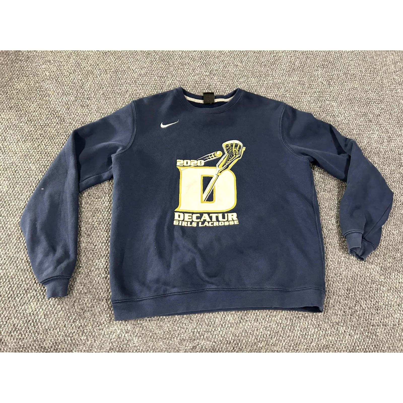 Nike Nike Sweatshirt Mens Regular M Navy Blue 1/4 Zip Logo Decatur Girls Lacrosse 2020 SportsPullover Size US M / EU 48-50 / 2 - 2 Thumbnail