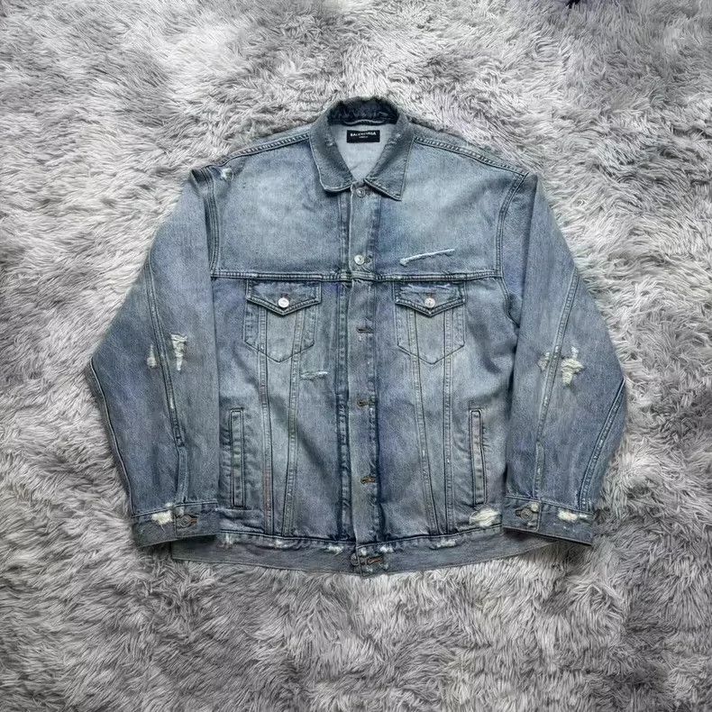 Balenciaga Balenciaga Waterfall denim jacket Size US XS / EU 42 / 0 - 1 Thumbnail