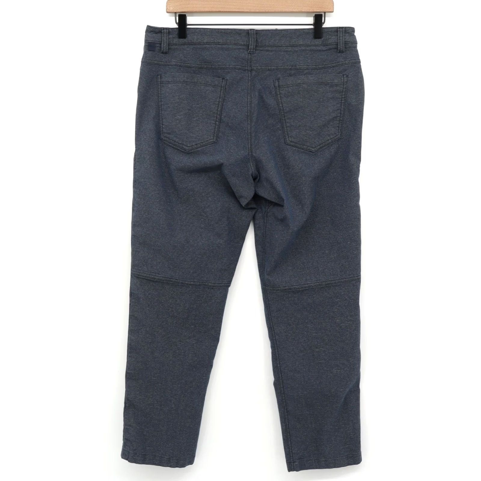 Lululemon Lululemon Men ABC Pant Classic Tech Canvas 34" Inseam Heathered Deep Navy Sz 34 Size US 34 / EU 50 - 2 Thumbnail