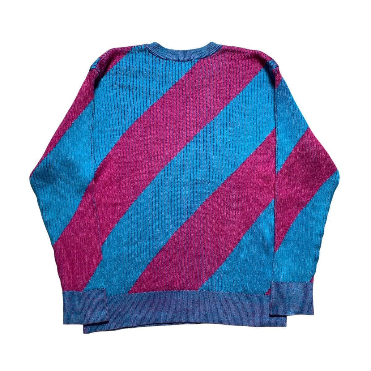 Issey Miyake Vintage Issey Miyake Knit Two Tone Colour Sweater Size US M / EU 48-50 / 2 - 9 Thumbnail