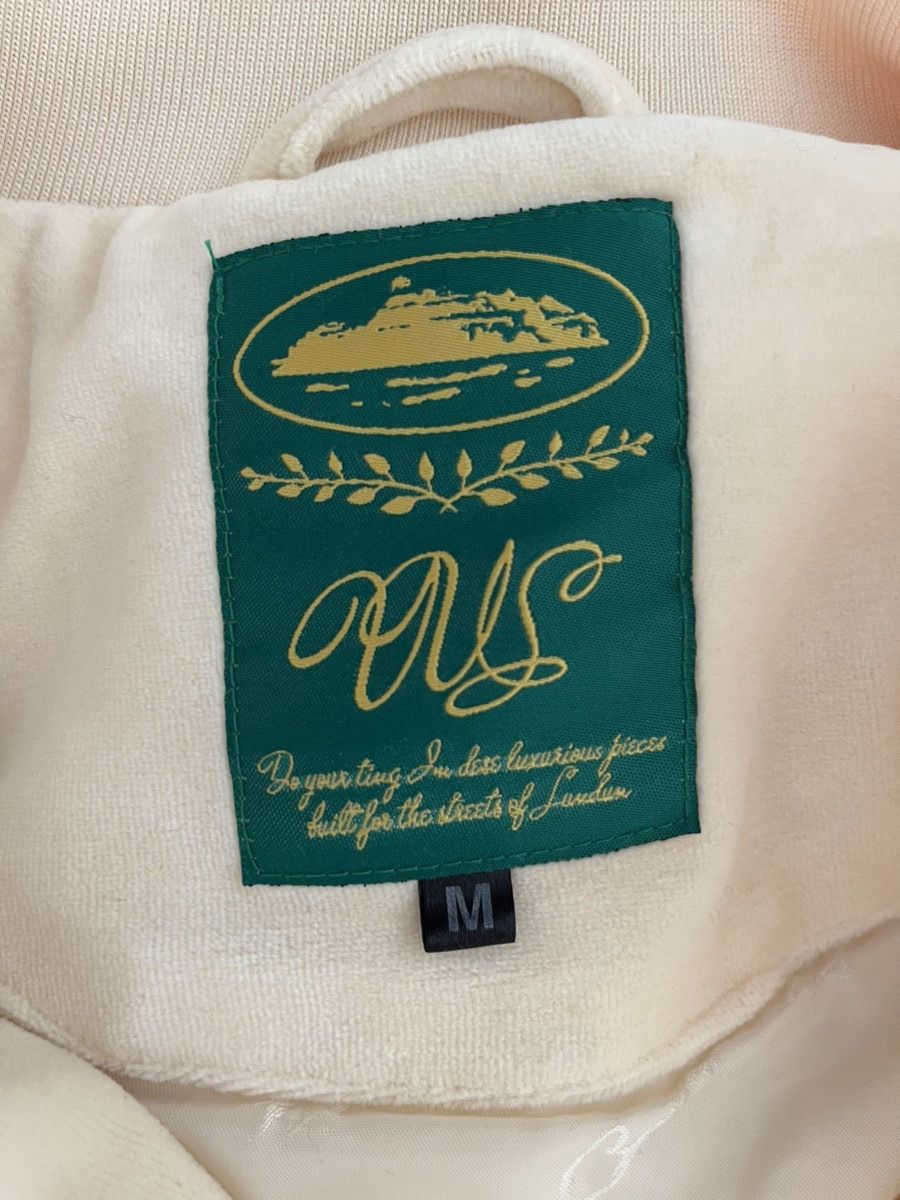 Corteiz Crtz Allstarz VVS Velour jacket medium size vanilla cream wh Size US M / EU 48-50 / 2 - 9 Thumbnail