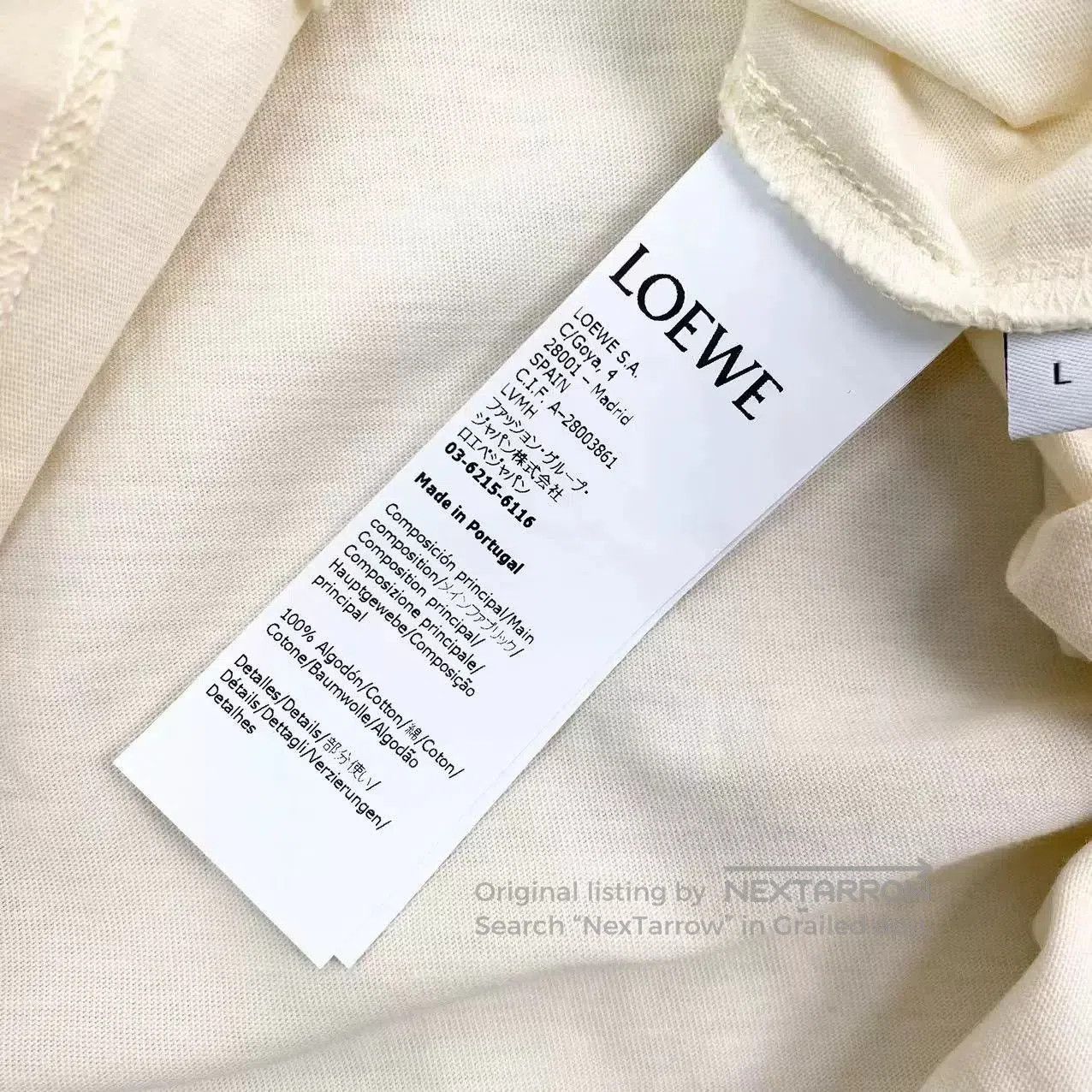 Loewe Loewe Logo Crown Embroidered Short Sleeve. Size US L / EU 52-54 / 3 - 4 Thumbnail