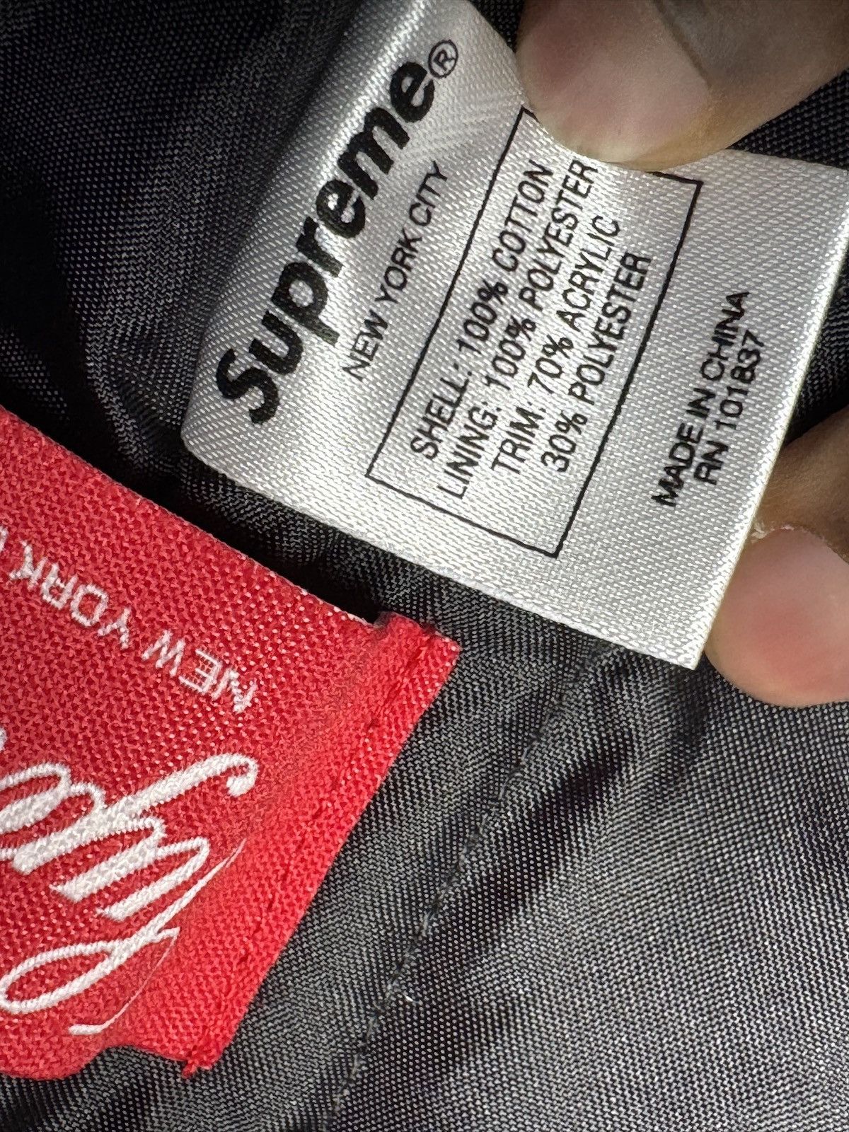 Supreme Supreme Dimensions Logo Denim Trooper Size ONE SIZE - 7 Thumbnail