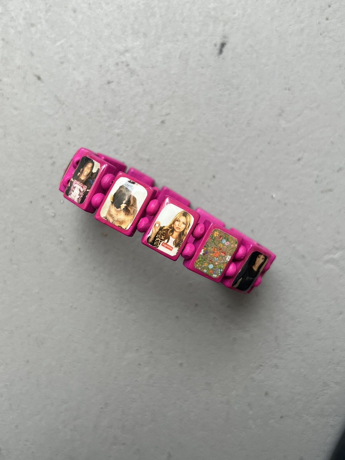 Other Bazo 1199 x Fakemink Blue & Pink Bracelet | Grailed