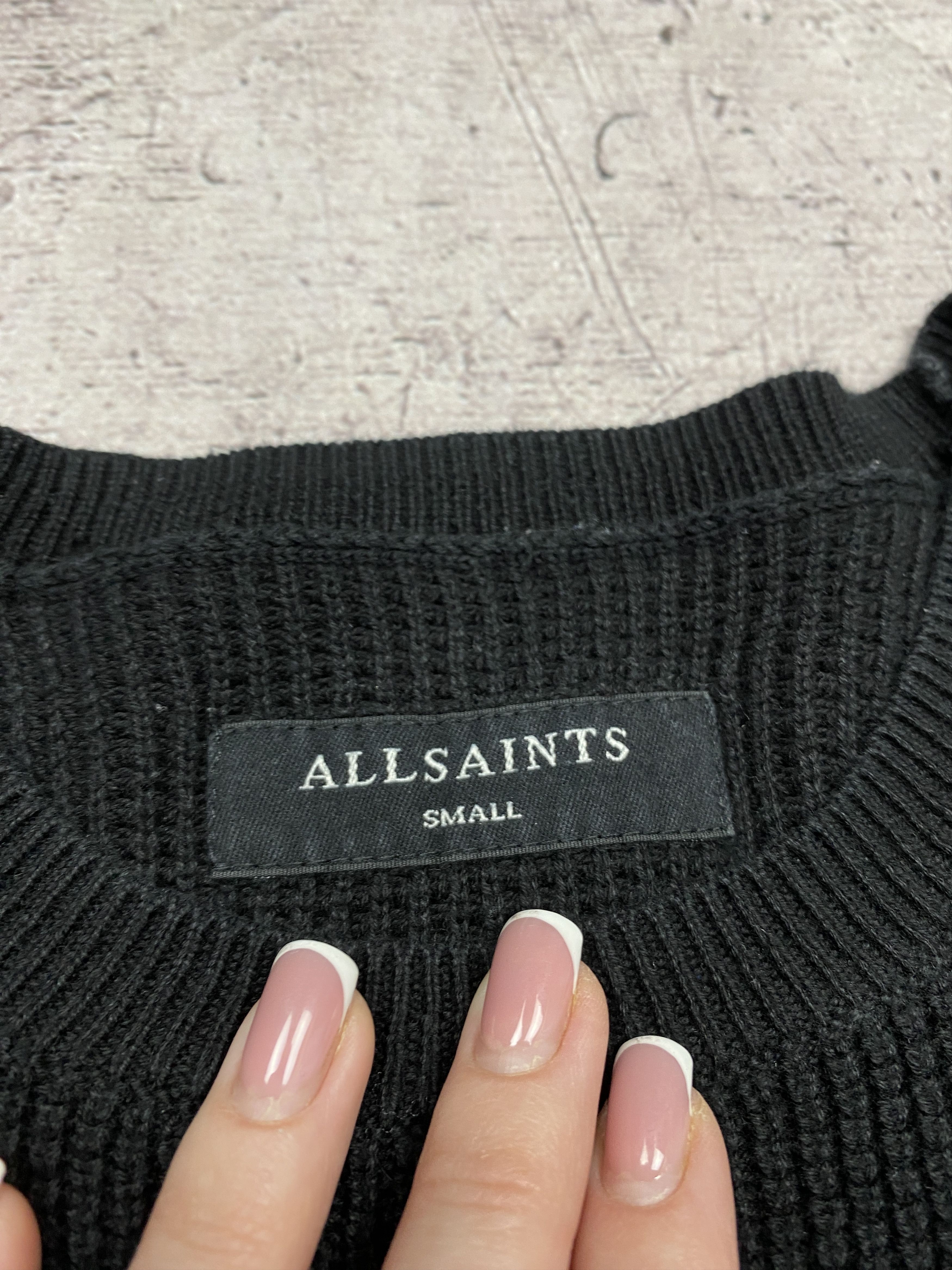 Allsaints Allsaint Mens Serle Crew Neck Knit Sweater Size US S / EU 44-46 / 1 - 3 Thumbnail