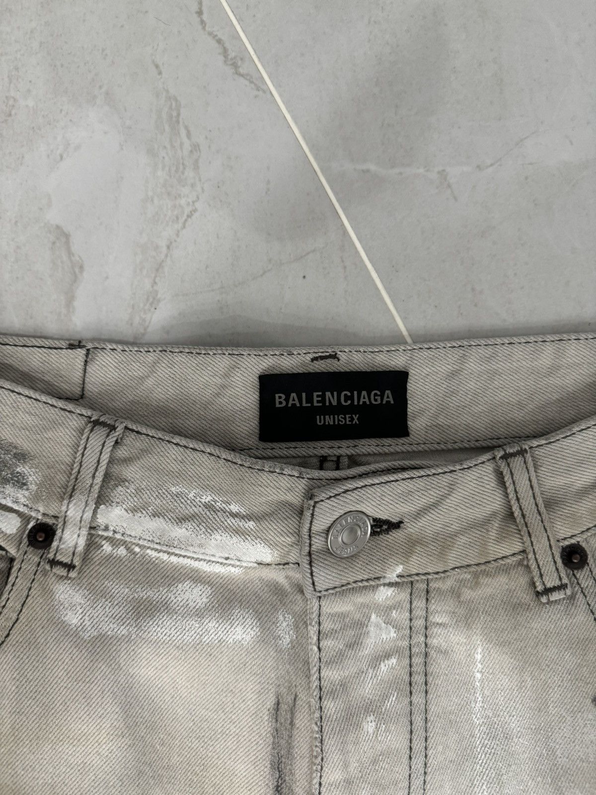Balenciaga Balenciaga SS23 Graffiti Jeans Baggy Sz.L Size US 36 / EU 52 - 5 Thumbnail