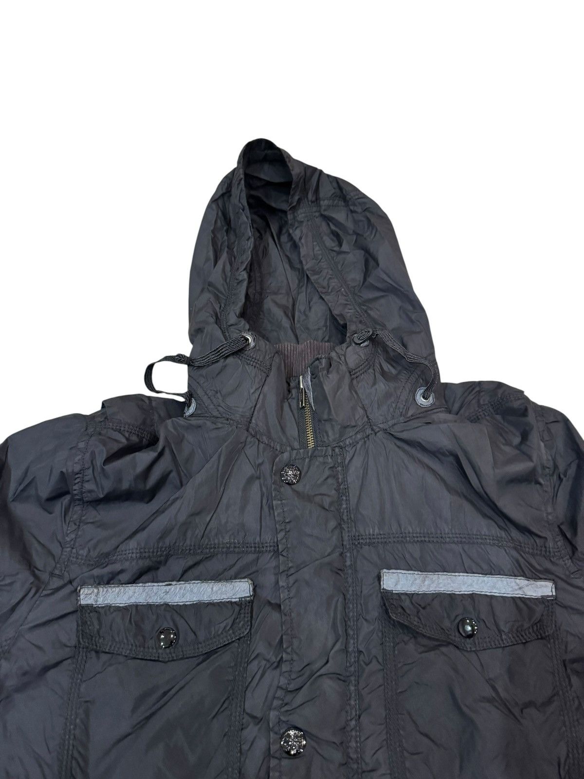 Diesel Diesel Vintage Nylon Hooded Full Zip Jacket Coat Large Size US L / EU 52-54 / 3 - 10 Thumbnail
