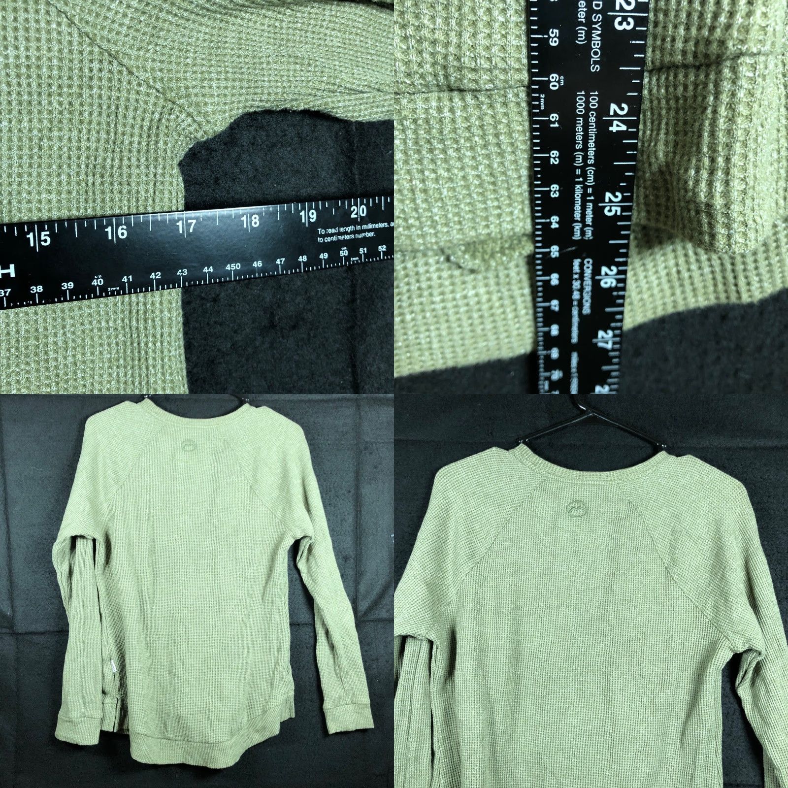 Vintage Magellan Outdoors Mens Shirt Green Classic Fit Waffle Knit Long Sleeve Stretch M Shirt Mens Green Classic Fit Waffle Knit Long Sleeve M Size US M / EU 48-50 / 2 - 8 Thumbnail
