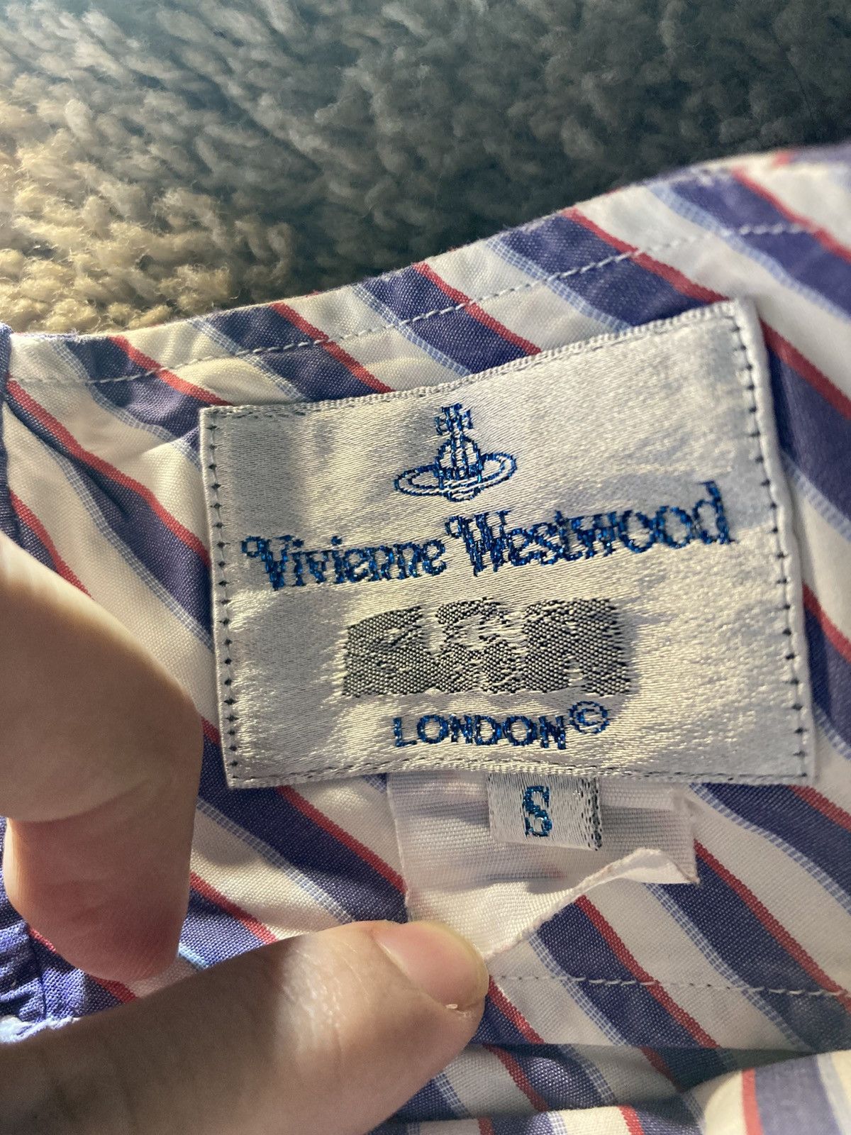 Vivienne Westwood 90s Vivienne Westwood MAN Swim Beach Shorts Striped Vintage Size US 28 / EU 44 - 6 Thumbnail