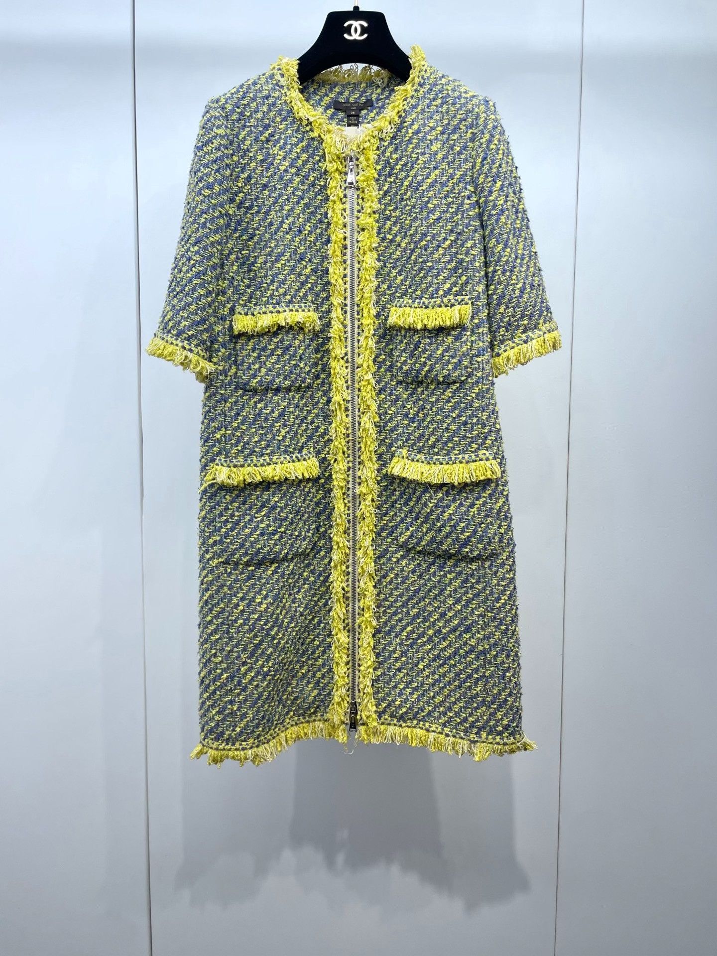 Louis Vuitton Louis Vuitton Yellow Long Coat with Tassels Size XS / US 0-2 / IT 36-38 - 1 Thumbnail