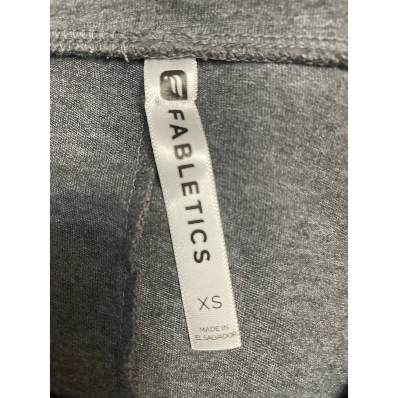 Other Fabletics Pullover Top Twisted Side Long Sleeve Gray XS Size XS / US 0-2 / IT 36-38 - 9 Thumbnail