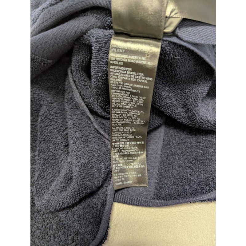 Balenciaga o1rshd1 Size: M / Cotton Skirt Towel in Dark Navy Blue Size 32 - 22 Thumbnail