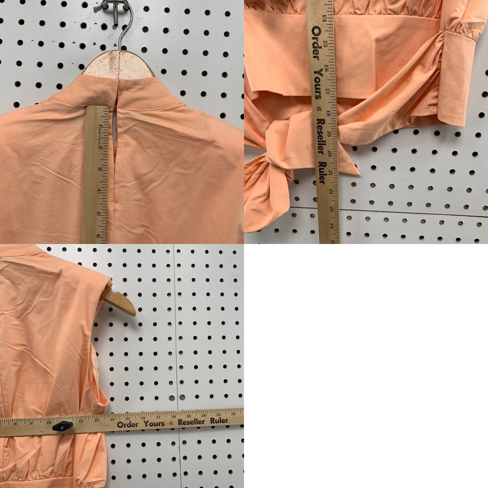 Express Express Tank Top Cropped Padded Shoulder Mock Neck SMall Tie Front Pink Women's Size S / US 4 / IT 40 - 10 Thumbnail