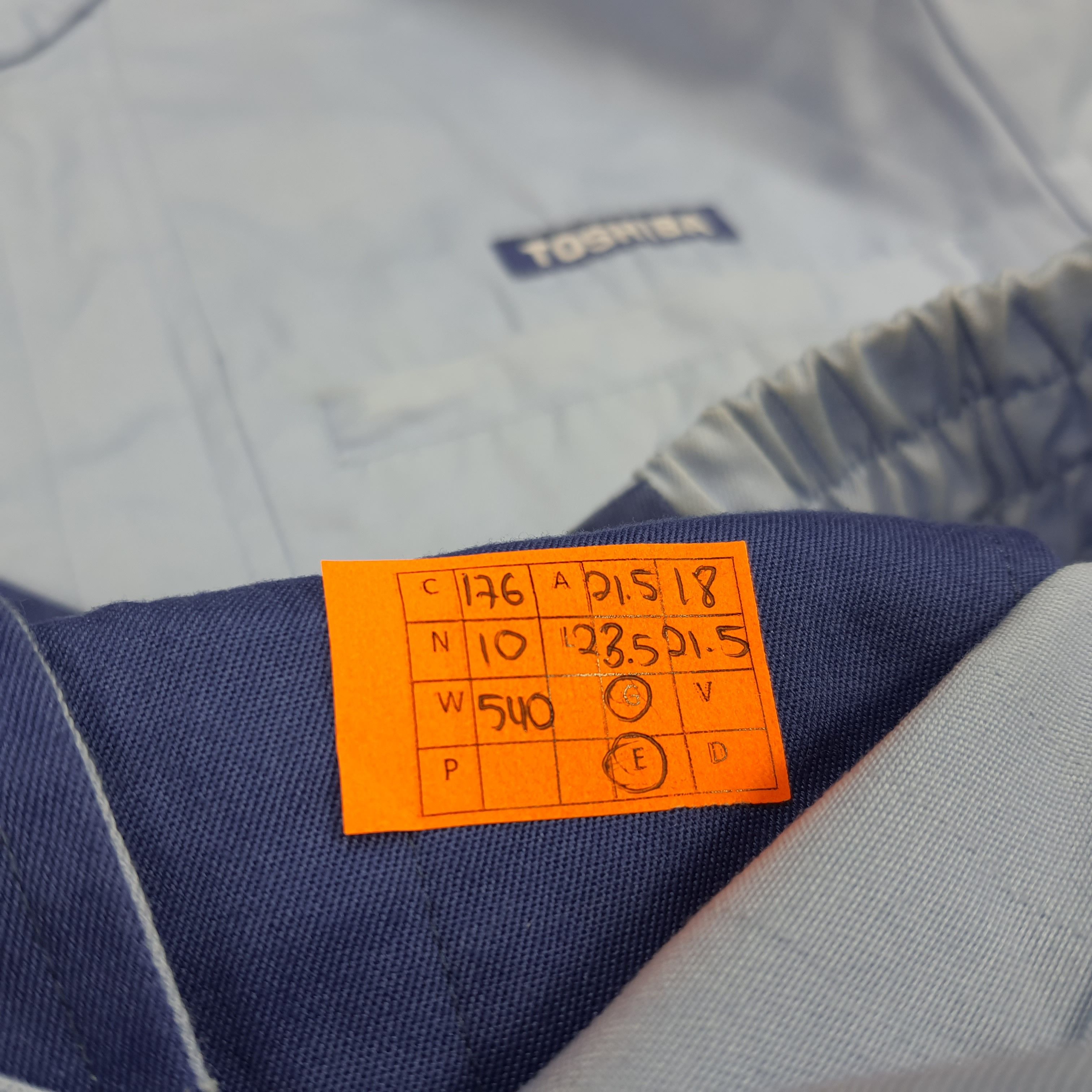 Japanese Brand × Vintage Vintage TOSHIBA Japan Electronic Brand Worker Jacket Size US M / EU 48-50 / 2 - 6 Thumbnail