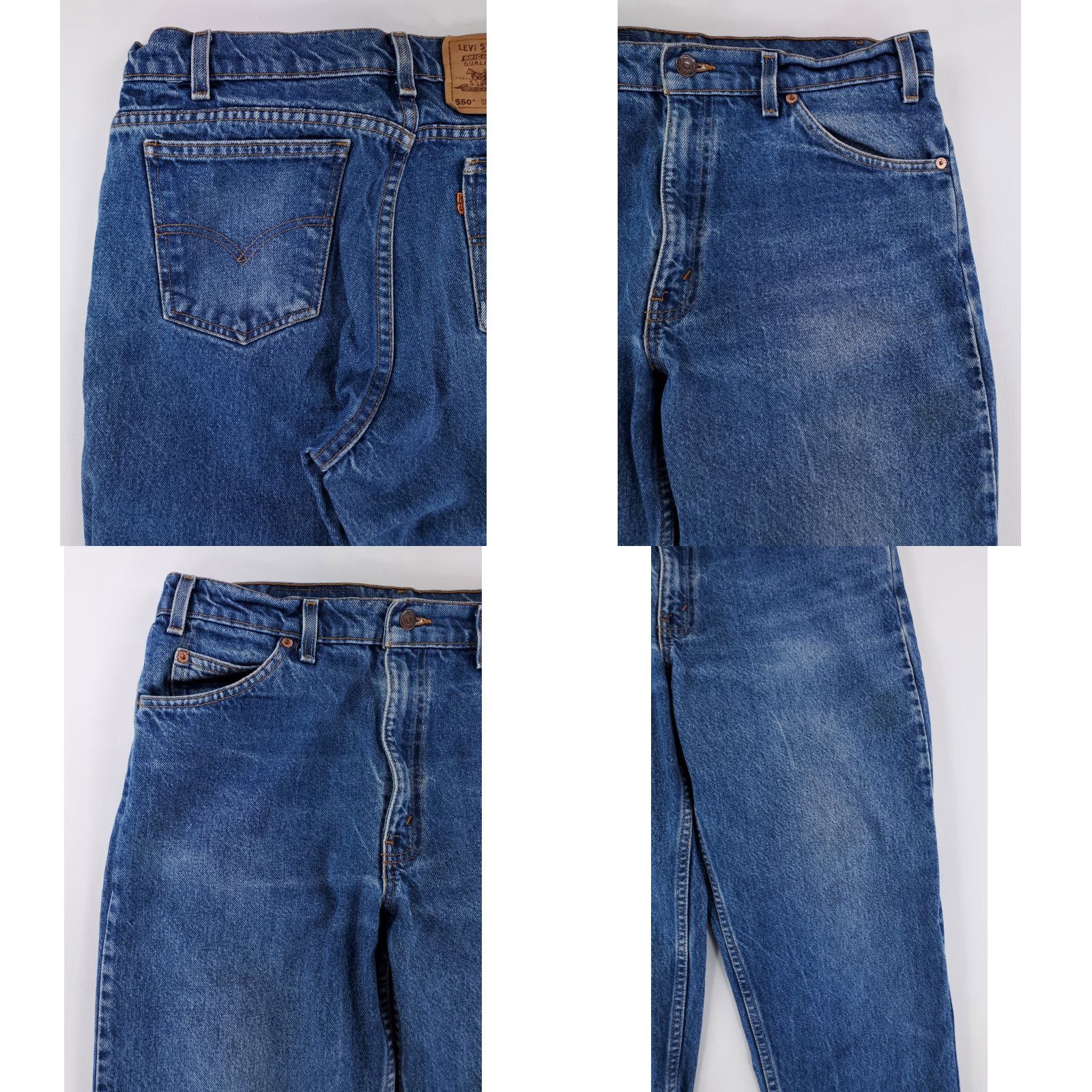 Levi's Levi's 550 VTG 90s Jeans Blue Zip Fly Orange Tab Mens 34 x 30 34 x 29 Actual Bags Jeans Mens Blue 90s VTG 550 Levis Size US 34 / EU 50 - 8 Thumbnail