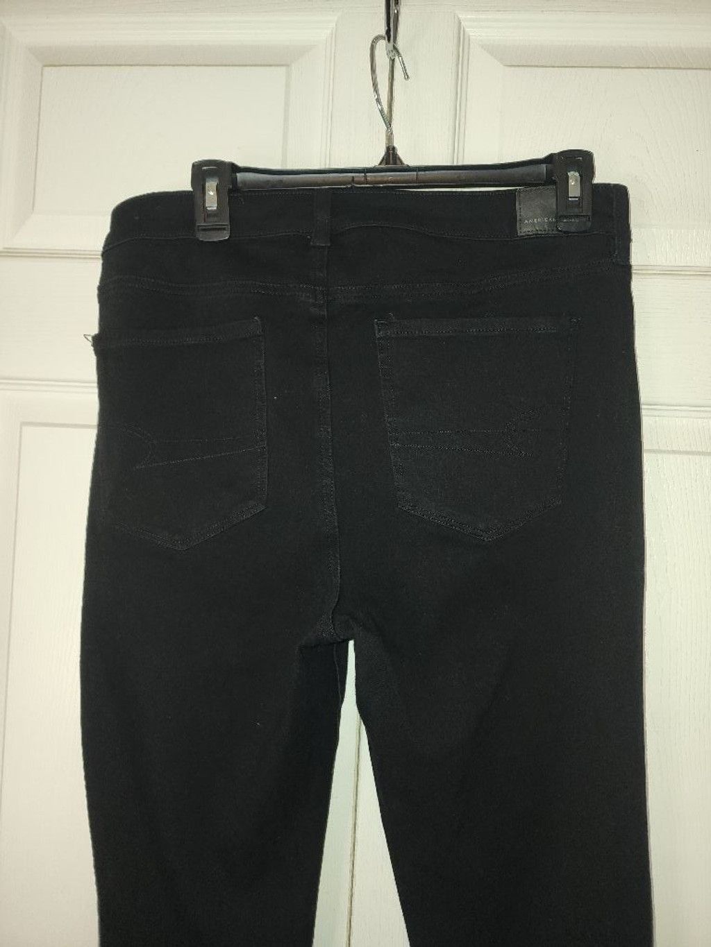 American Eagle Outfitters American Eagle Black Jeans 14 Long Size 36" / US 14 / IT 50 - 4 Thumbnail