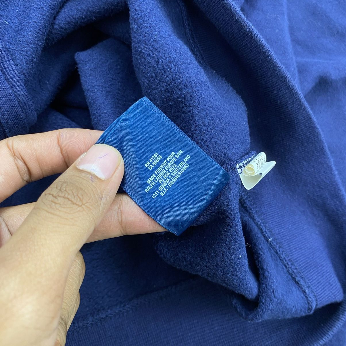 Lo Life 2000s Polo Ralph Lauren Fur ZipHoodie IfSixWasNine LGB Style Size US L / EU 52-54 / 3 - 12 Thumbnail