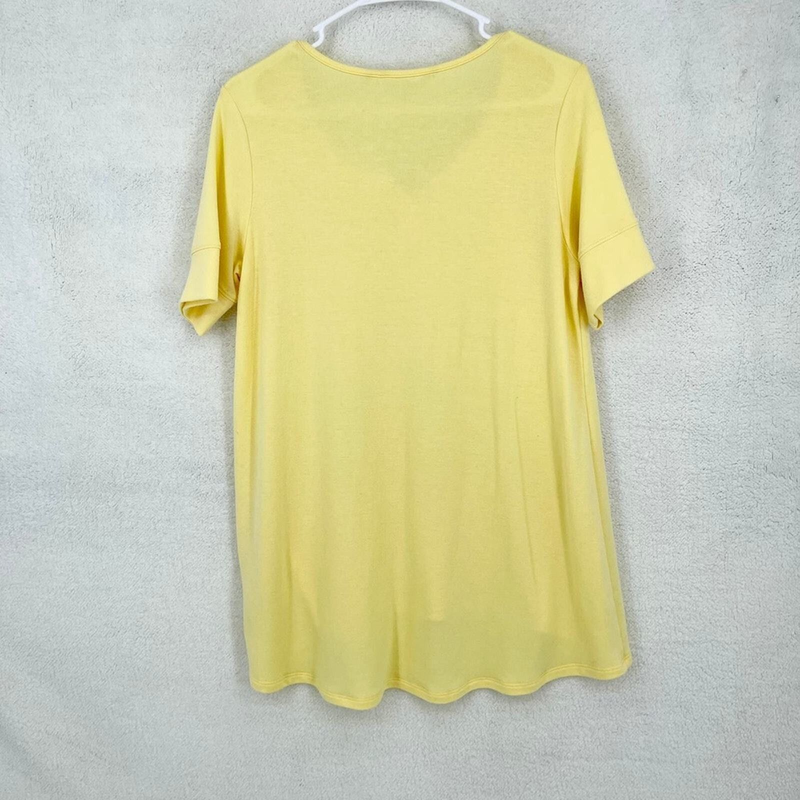 Other Soft Surroundings Swoop Neck Short Sleeve High Low Medium Size M / US 6-8 / IT 42-44 - 5 Thumbnail