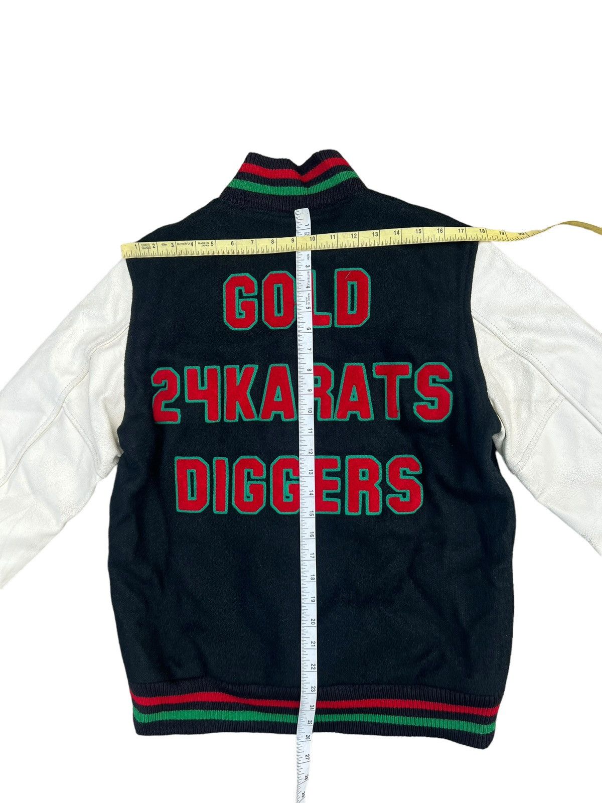 Leather Japan Designer 24 Karats Gold Diggers Varsity Jacket Size US M / EU 48-50 / 2 - 5 Thumbnail