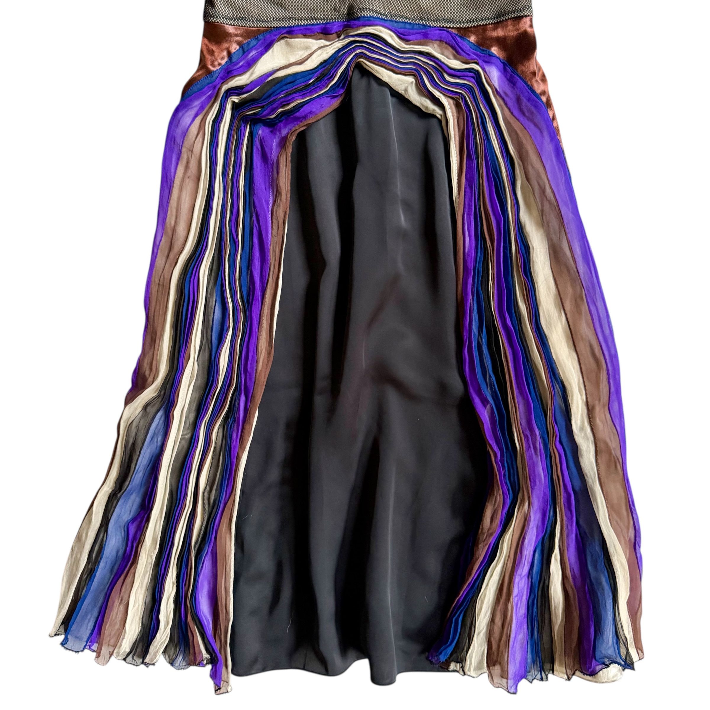 Bottega Veneta BOTTEGA VENETA AW2012 SILK DRESS Size XS / US 0-2 / IT 36-38 - 9 Thumbnail