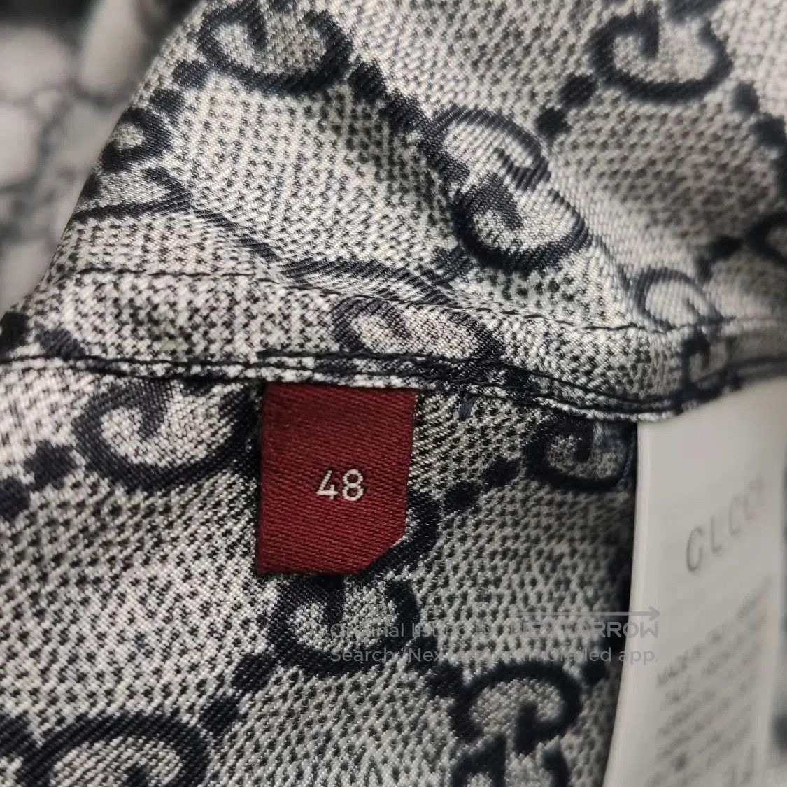 Gucci Gucci GG Monogram Silk Lapel Collar Long. Size US M / EU 48-50 / 2 - 4 Thumbnail