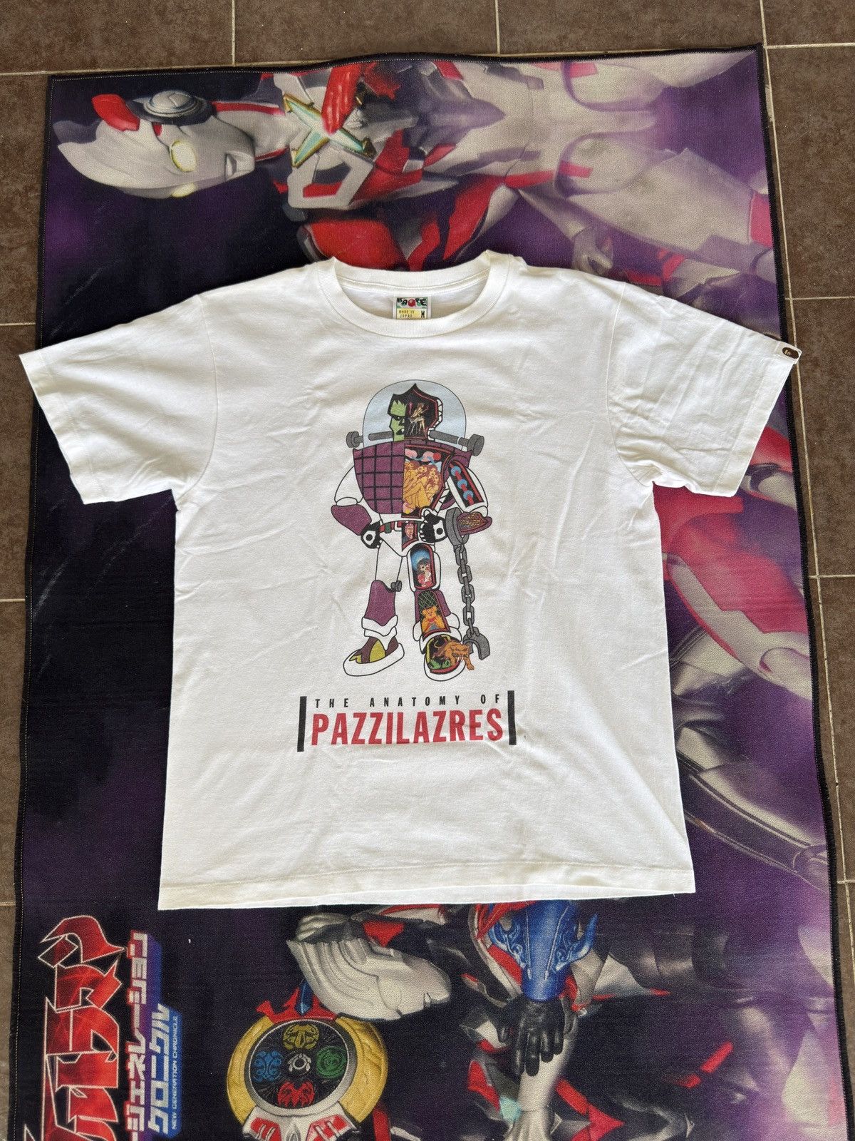 Bape Bape x Nigo ERA BAPE PAZZILAZRES ANATOMY NFS Tee Size US M / EU 48-50 / 2 - 2 Thumbnail