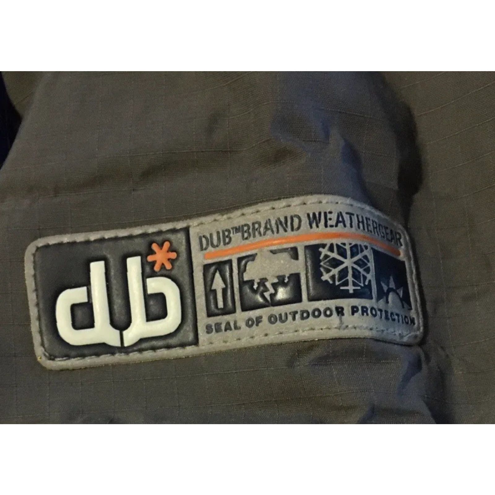 J Brand Vtg 90s Dub Brand Weathergear Jacket M Snowboard Droors DC Shoes Skate Kalis Ski Shirt? Size US M / EU 48-50 / 2 - 4 Thumbnail