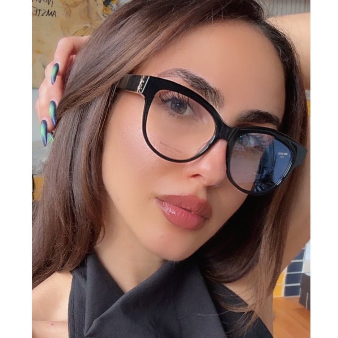 Saint Laurent Paris NEW Saint Laurent SLM108 OPT Black Logo Eyeglasses Frames Size ONE SIZE - 1 Thumbnail