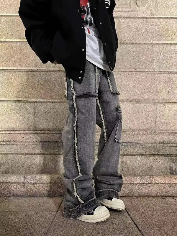 Jean Kanako x Miori Vintage patchwork baggy hip hop Y2K jeans Size US 30 / EU 46 - 1 Thumbnail