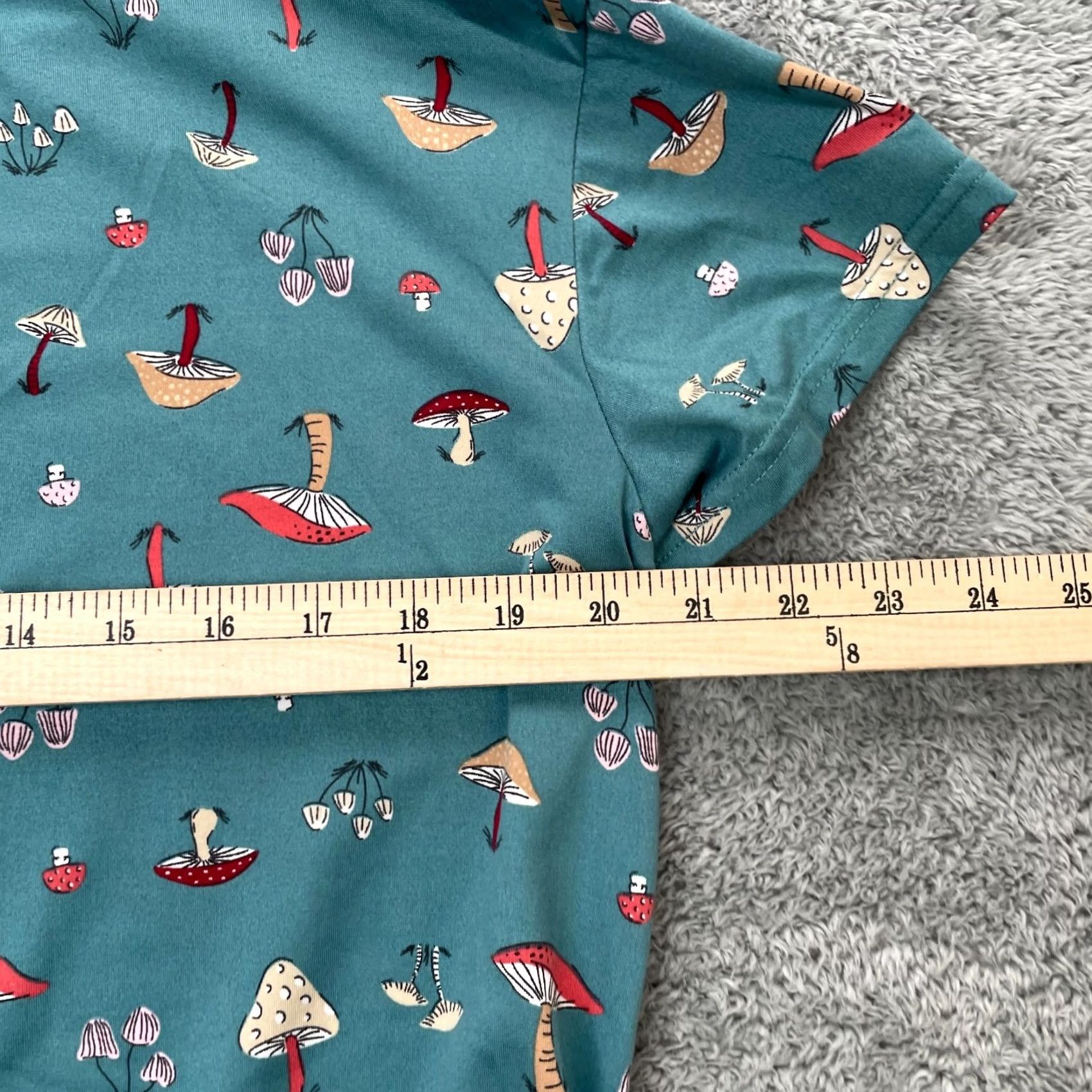 Vintage Joyspun Shirt Womens S Blue Dress Sleepwear Mushroom Loungewear Size S / US 4 / IT 40 - 7 Thumbnail