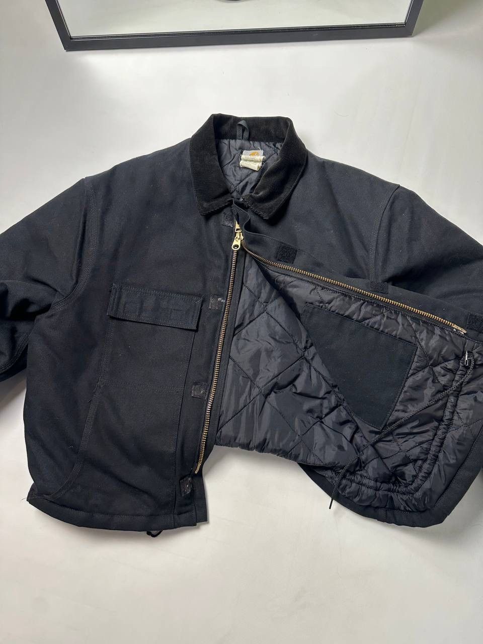 Carhartt Carhartt Detroit Boxy C003BLK Crop Jacket Size US XL / EU 56 / 4 - 9 Thumbnail