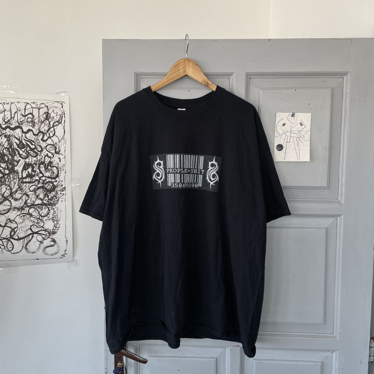 Slipknot × Vintage Vintage 00’s Slipknot People=shit Rock T-shirt Size US XXL / EU 58 / 5 - 3 Thumbnail