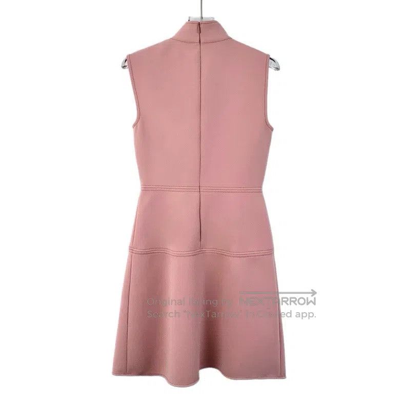 Gucci Gucci Pink single-breasted sleeveless tweed dress Size XS / US 0-2 / IT 36-38 - 2 Thumbnail
