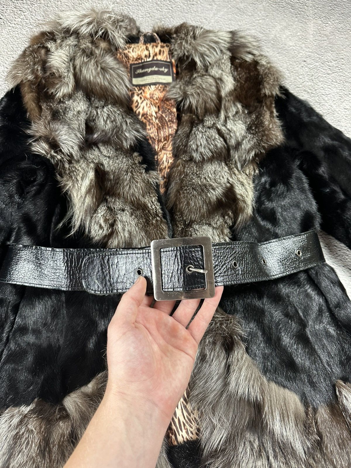 Other Vintage Fur Fuzzy Faux Jacket Japan Gothic Opium Y2K Coat Size M / US 6-8 / IT 42-44 - 6 Thumbnail