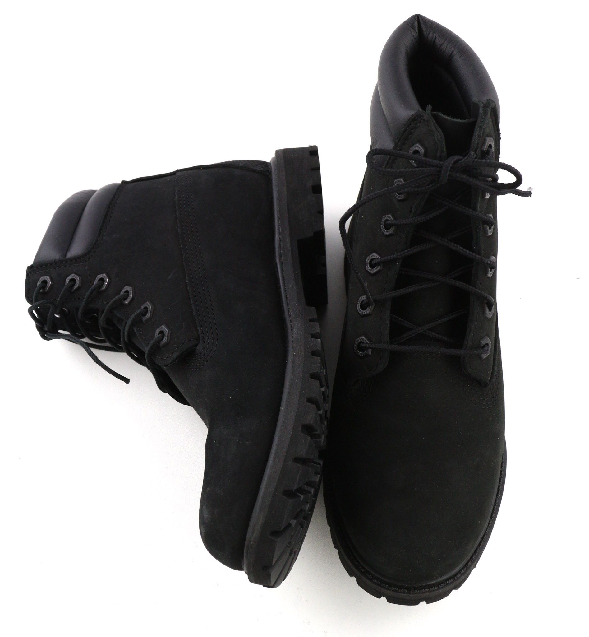 Timberland A15QY-A4498 EU38/38.5 Black Leather Boots Shoes 81157 Size US 7 / IT 37 - 7 Thumbnail