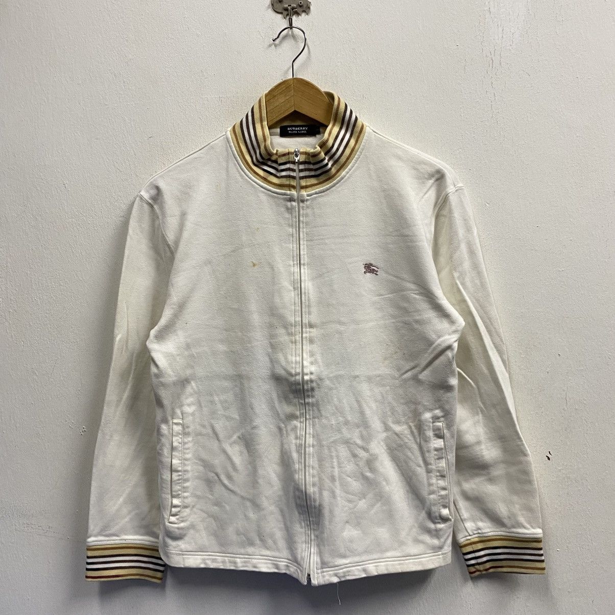 Burberry Burberry Black Label Cotton Zip Jacket – Heritage Trim Size US S / EU 44-46 / 1 - 1 Thumbnail