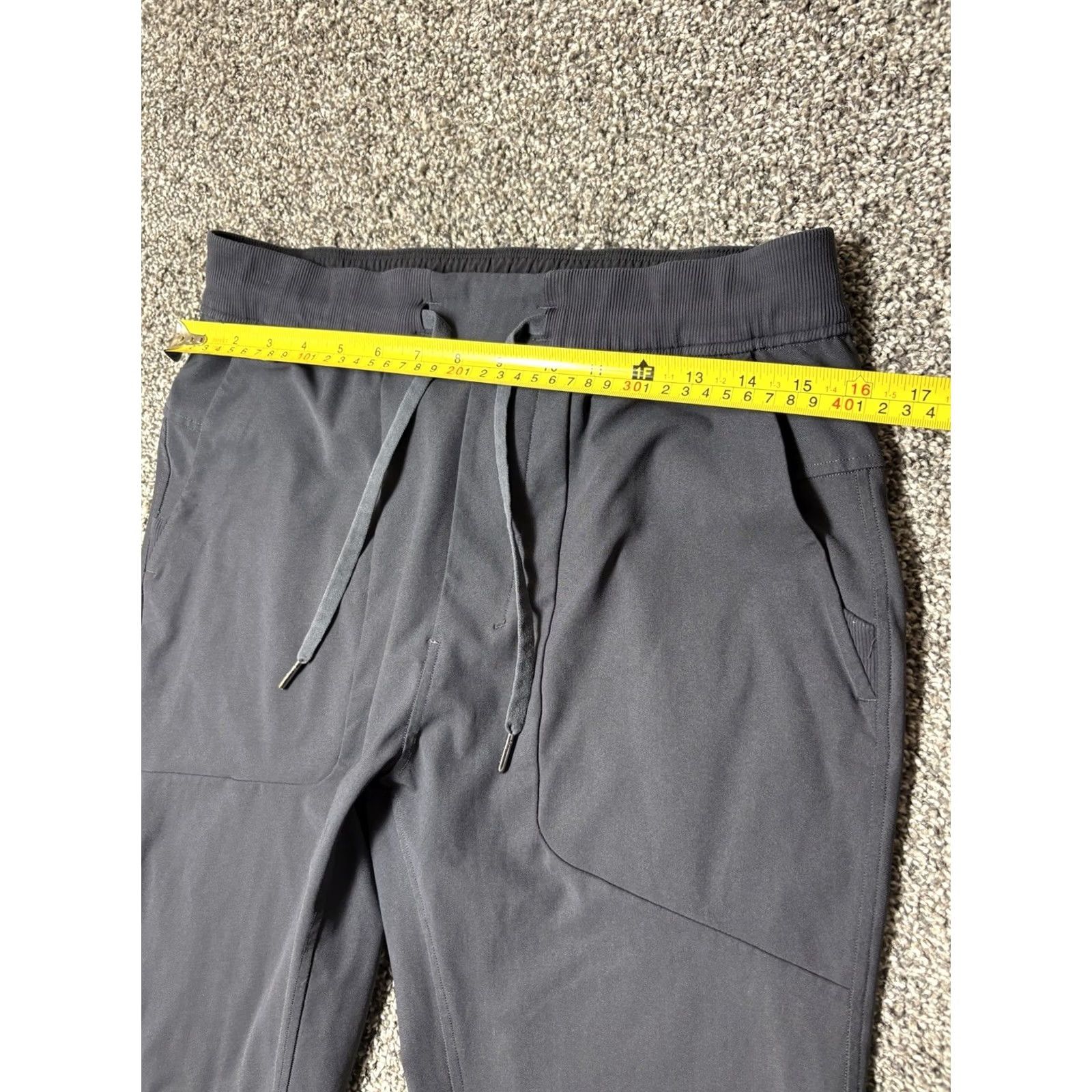 Lululemon Lululemon ABC Jogger Pants Men Medium Dark Gray Stretch Warpstreme LM5574s Size US 31 - 4 Thumbnail