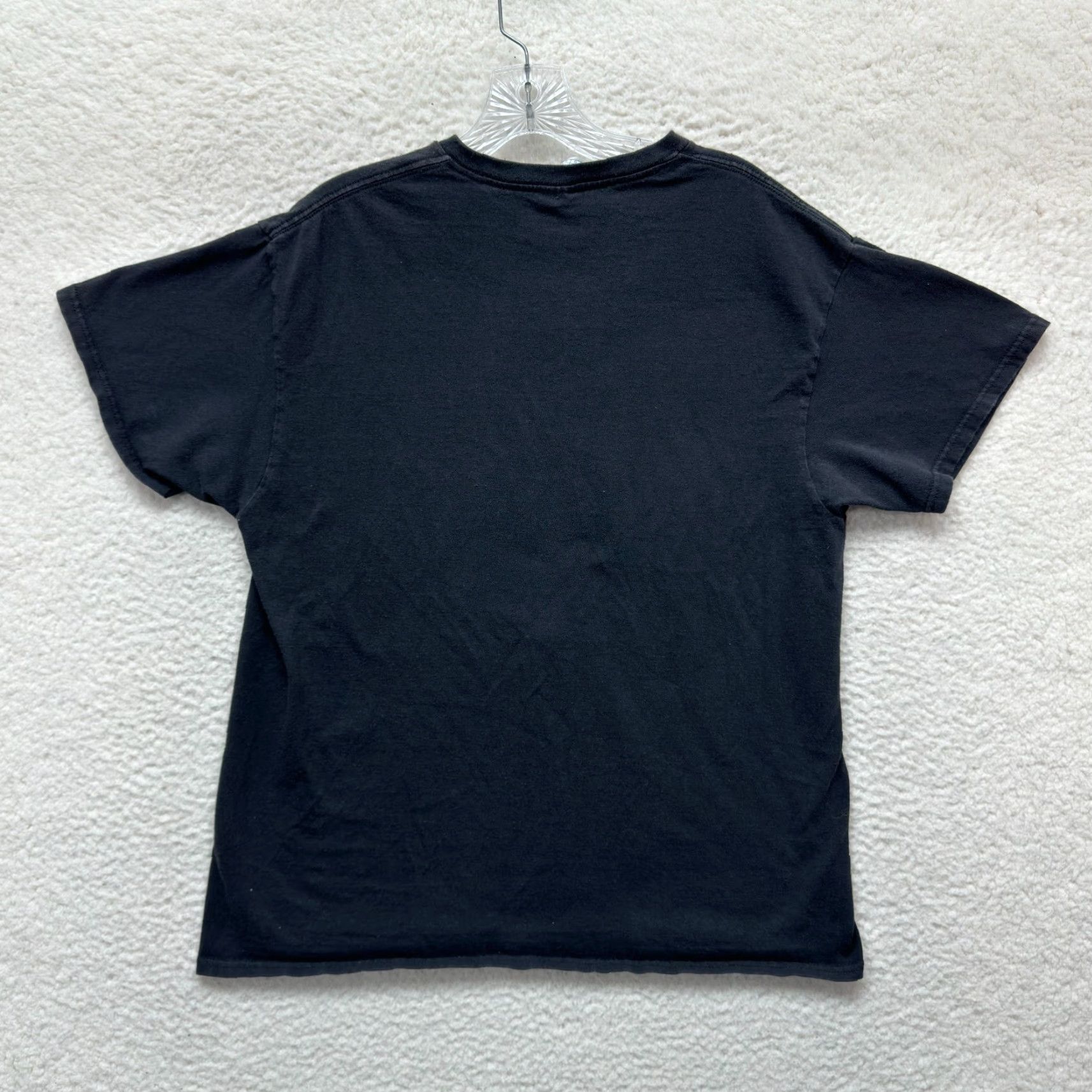 Delta VINTAGE Delta Pro Weight T-Shirt Large Black Y2K Funny Joke Humor Leave Me Alone Shirt Unisex Mens Womens Size US L / EU 52-54 / 3 - 2 Thumbnail