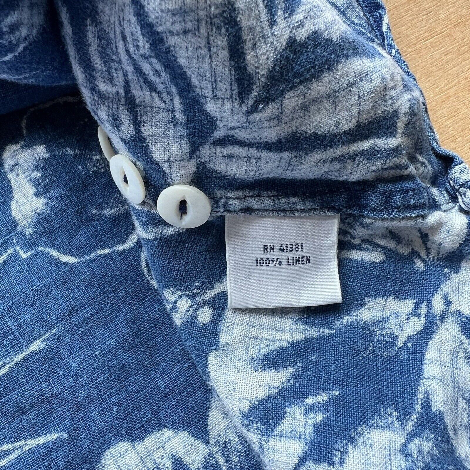 Polo Ralph Lauren Polo Ralph Lauren Linen Shirt XL Blue Hawaiian Floral Summer Size US XL / EU 56 / 4 - 5 Thumbnail