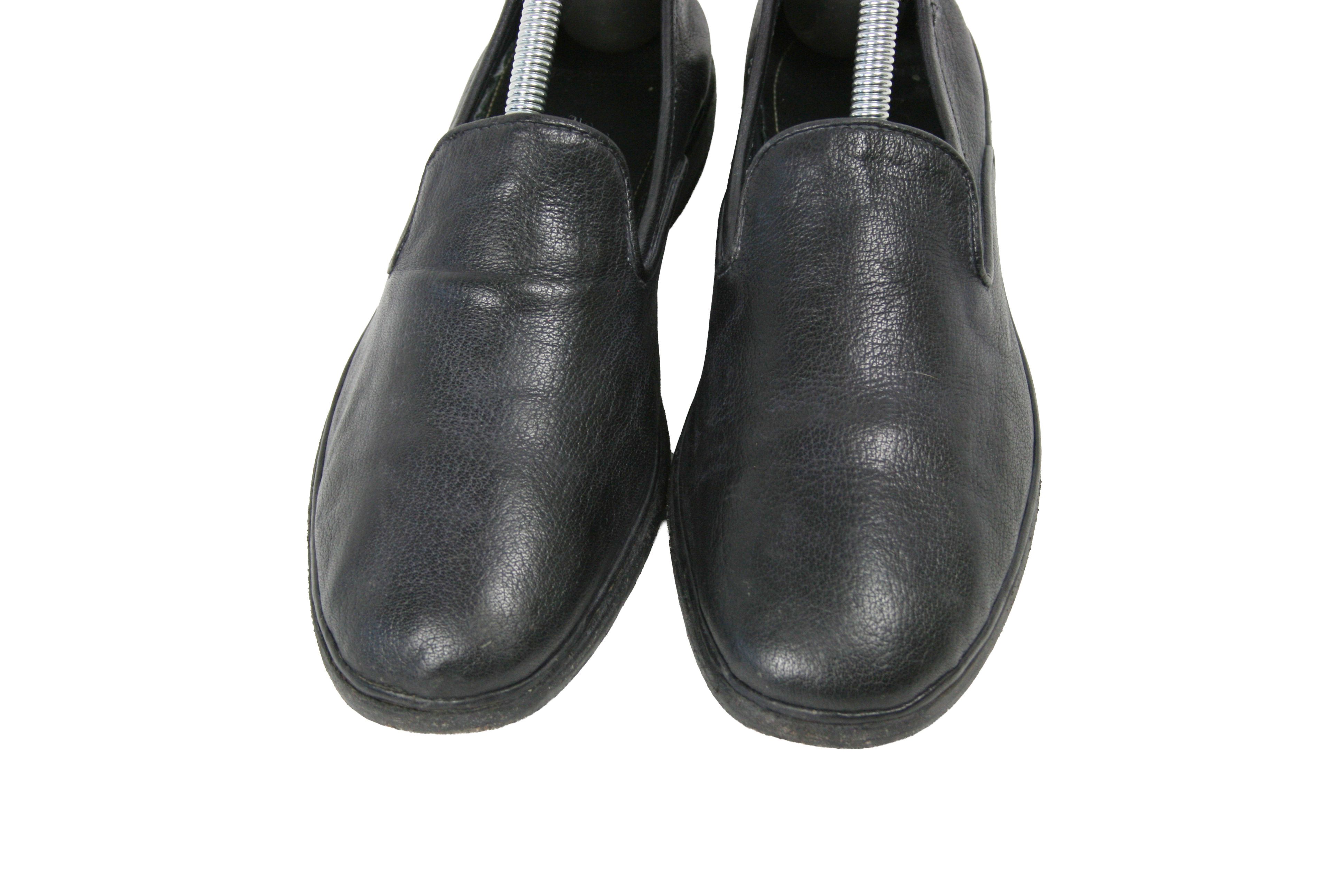 Elia Maurizi Avant Garde Leather Slip Ons Size US 7.5 / IT 37.5 - 5 Thumbnail