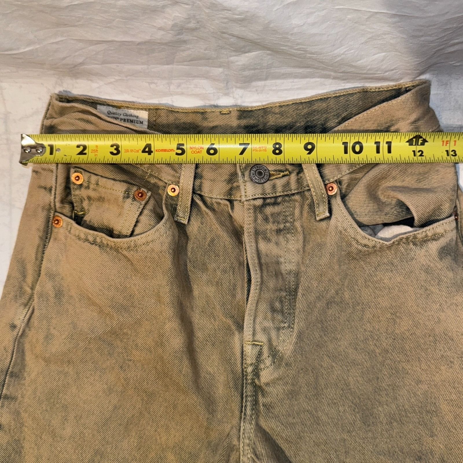 Levi's Levi's Premium 501 Women's Original Fit Cloudy Khaki - Mediu Size 24" / US 00 / IT 34 - 5 Thumbnail