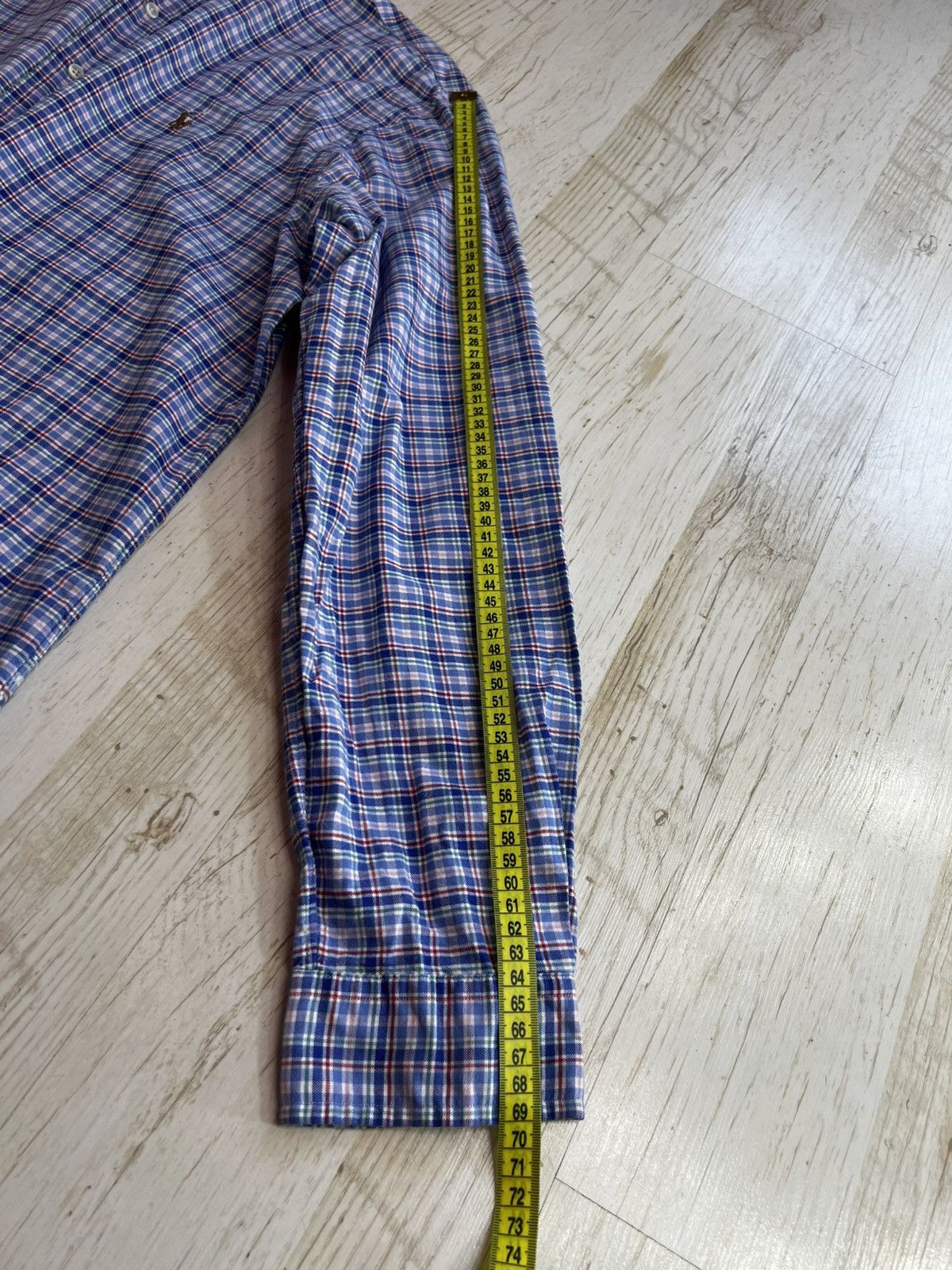 Ralph Lauren Ralph Lauren Classic Fit Plaid Shirt Blue Red Check Cotton Size US XL / EU 56 / 4 - 13 Thumbnail