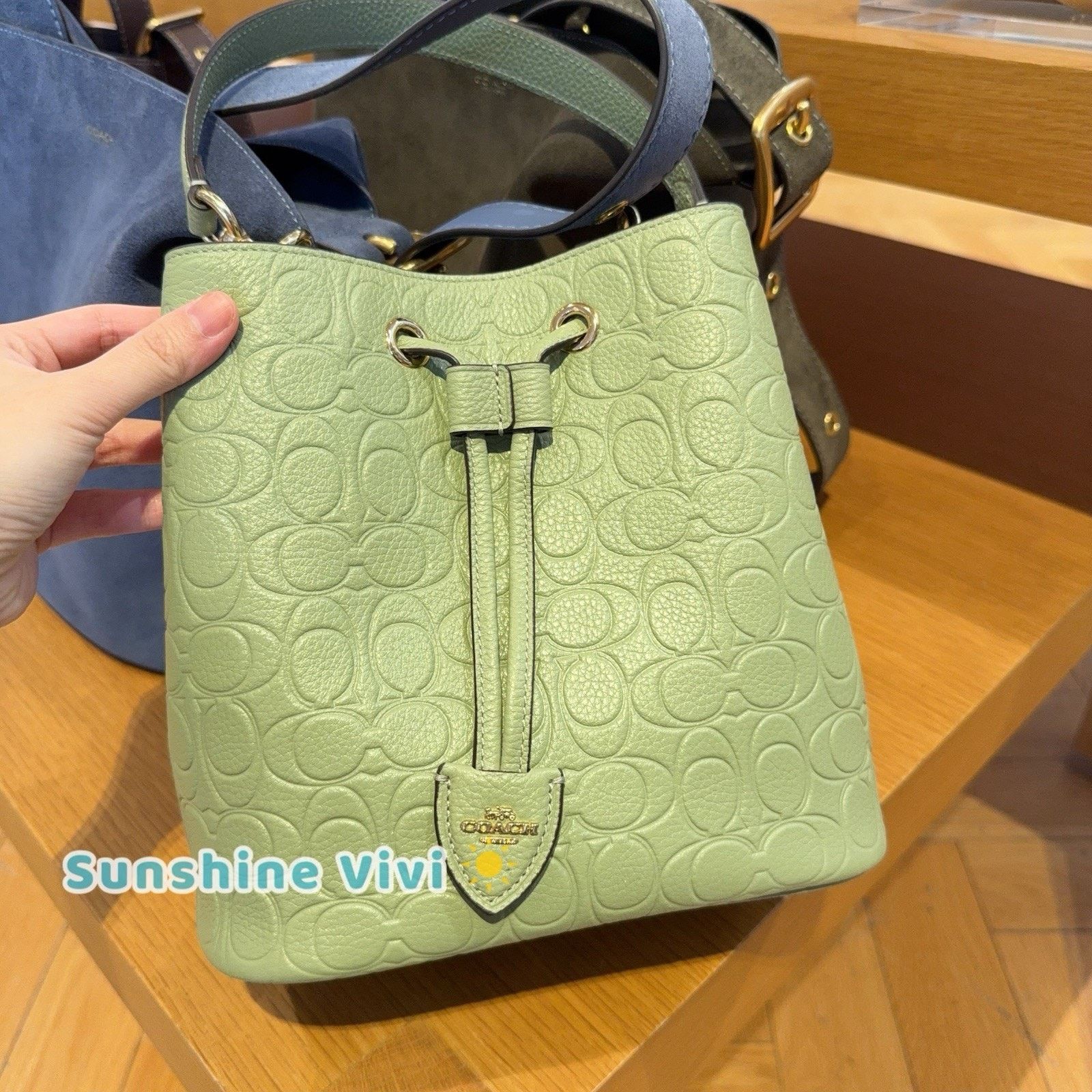 Coach COACH Patchwork Multicolor Bucket Crossbody Bag F12840 | Grailed