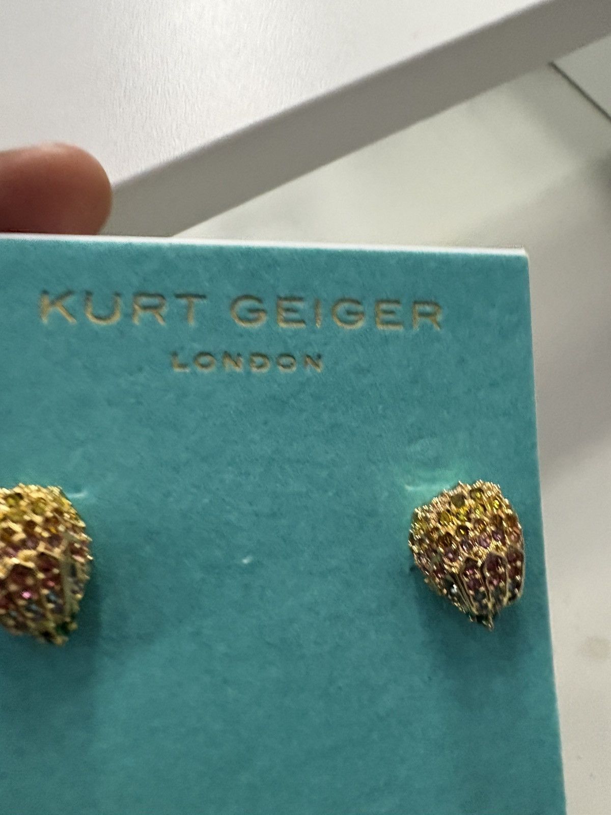 Kurt Geiger Gold multicolor kurt gieger earrings Size ONE SIZE - 4 Thumbnail