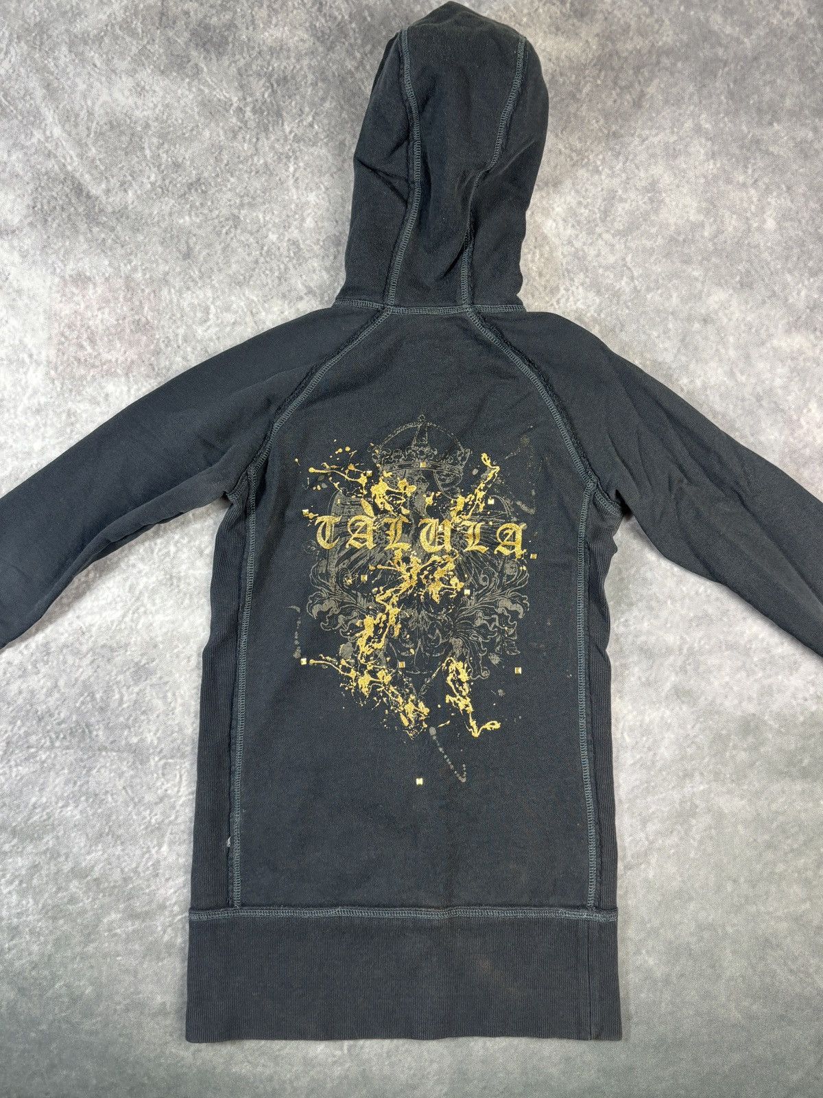 Juicy Couture × Other 2000s Talula Hoodie Vintage Pullover Half Button Sweatshirt Size XS / US 0-2 / IT 36-38 - 1 Thumbnail