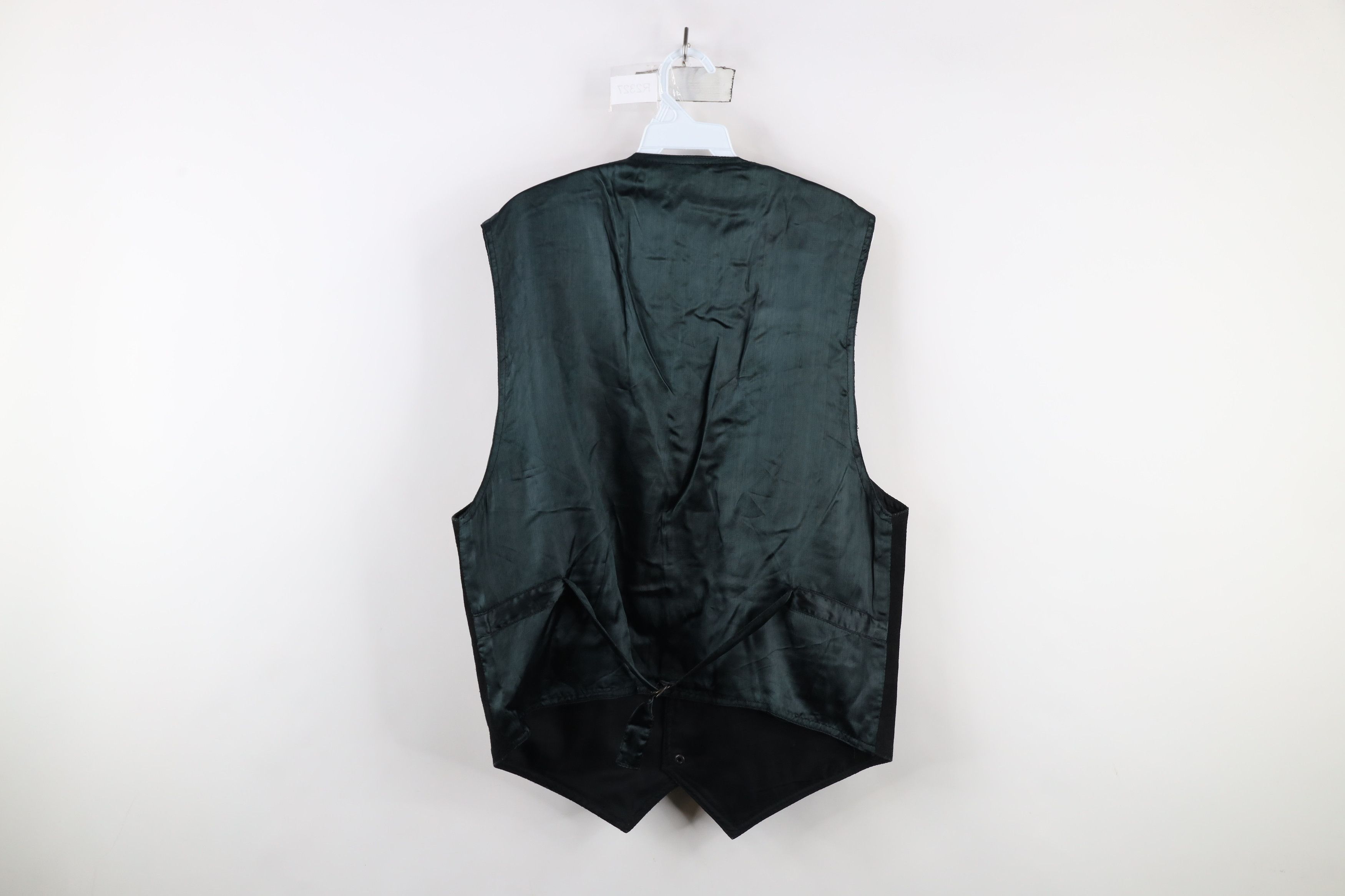 Vintage Vintage 90s Streetwear Buckle Back Suede Leather Vest Jacket Size US XL / EU 56 / 4 - 10 Thumbnail