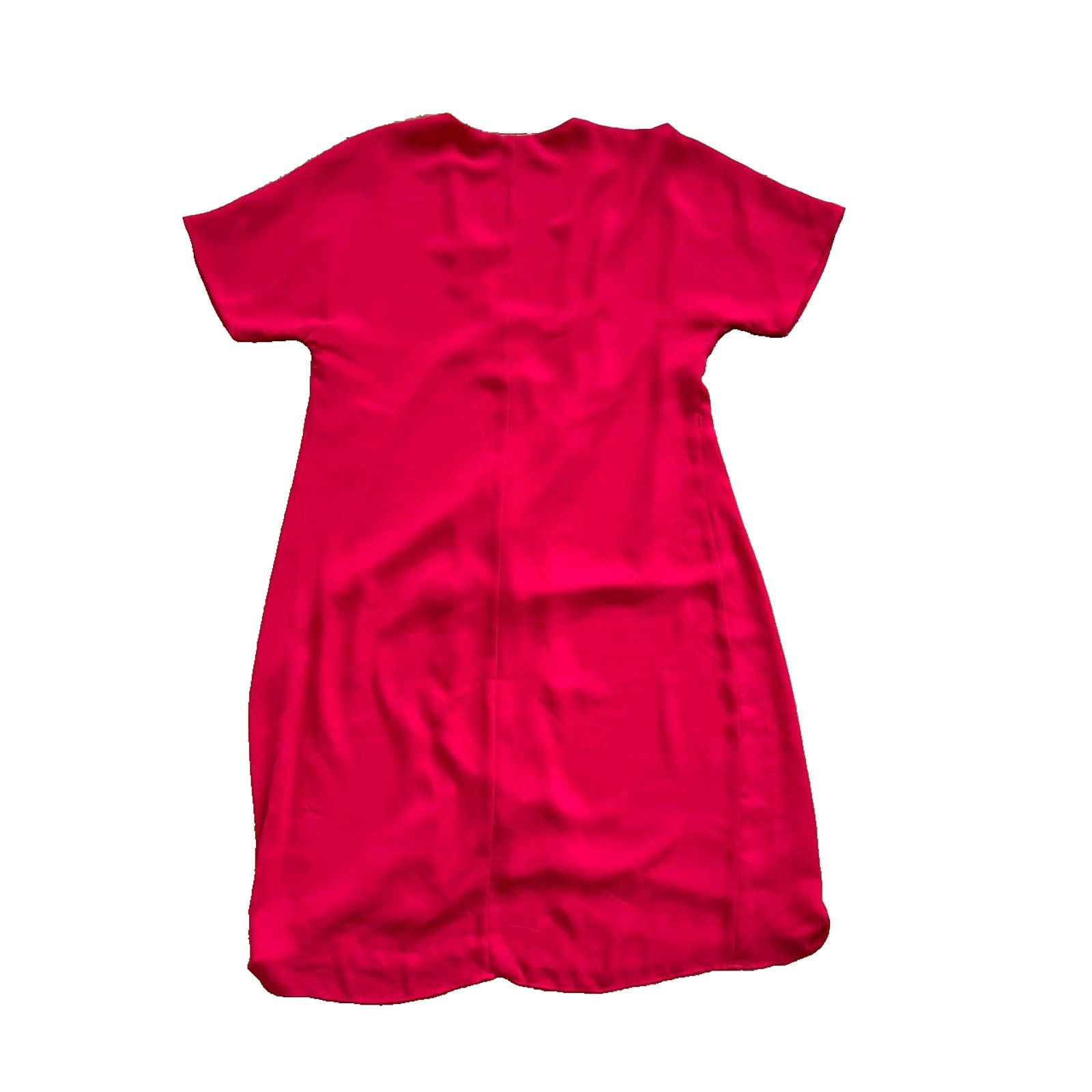 Gianni Barbato Babaton Aritzia Wallace Short Sleeve Mini Dress Red A000952 Size S / US 4 / IT 40 - 5 Thumbnail