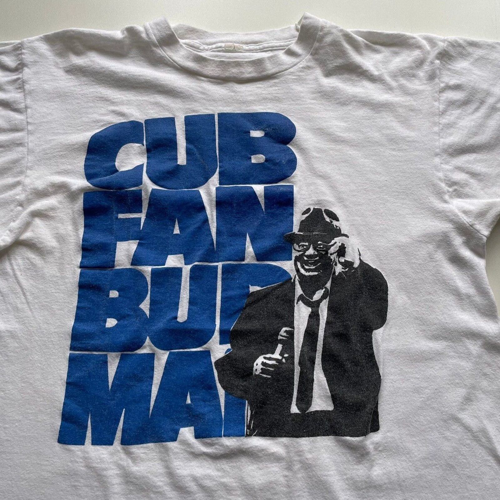 Budweiser Vintage 80s Cub Fan Bud Man Budweiser T Shirt Medium Rare Size US M / EU 48-50 / 2 - 2 Thumbnail