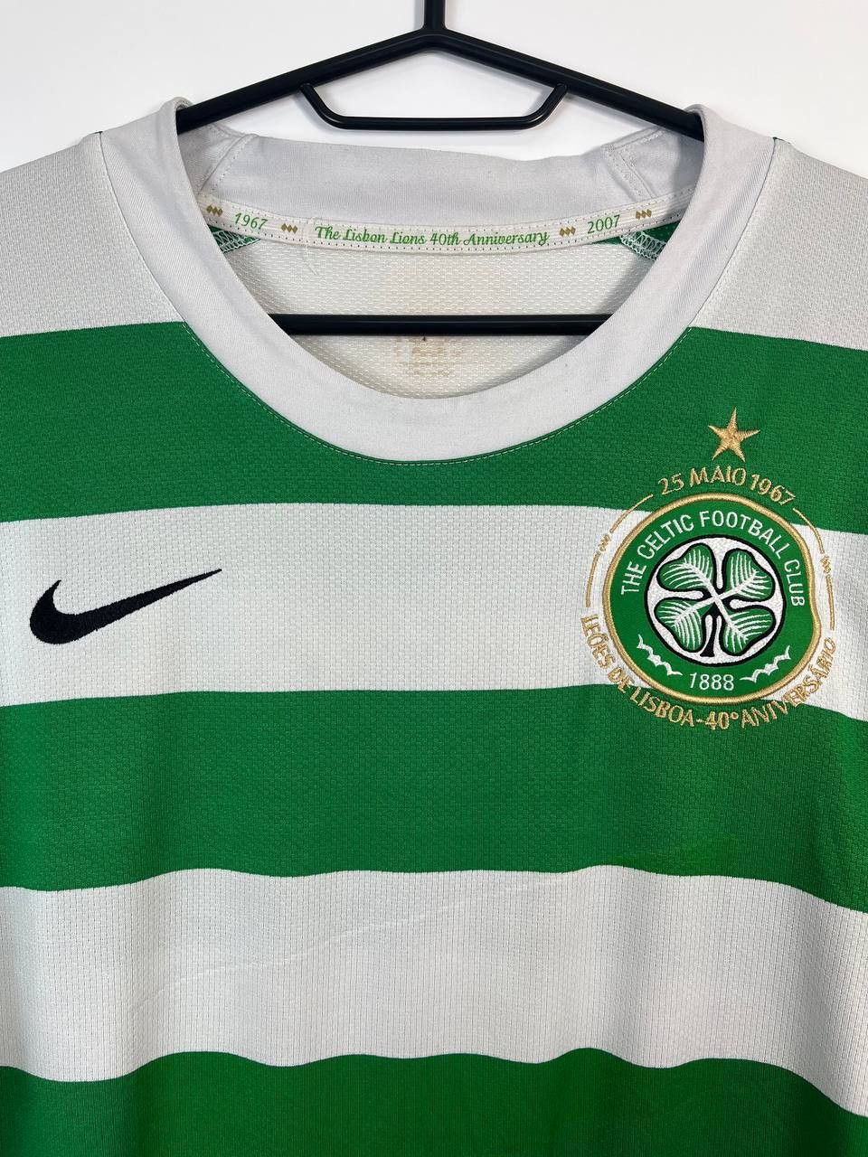 Nike Nike Celtic Home Shirt 2007 2008 Size M Size US L / EU 52-54 / 3 - 2 Thumbnail
